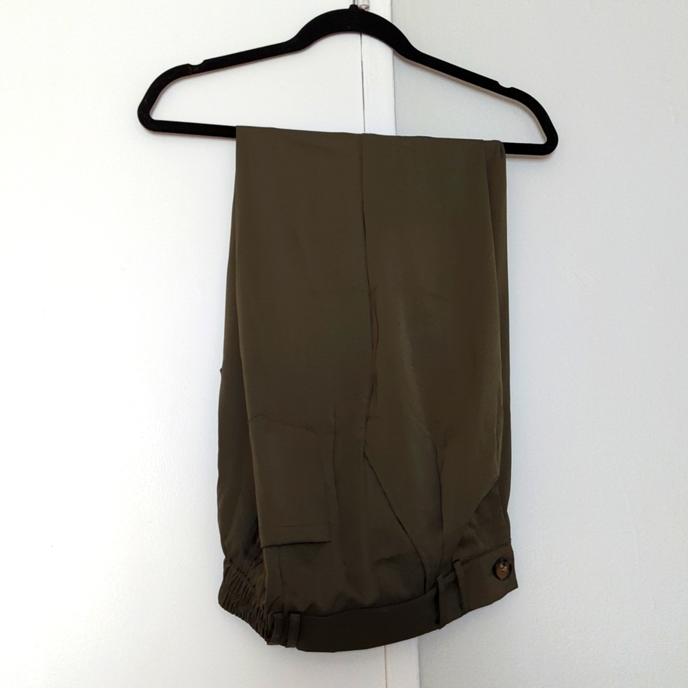 Olive Tapered Pants